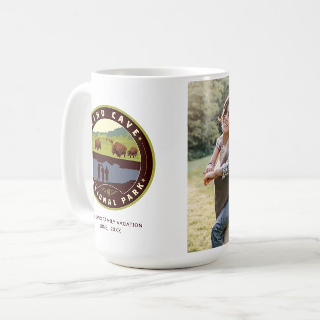 Vind Cave nationalpark Kaffemugg (Framsida vänster)