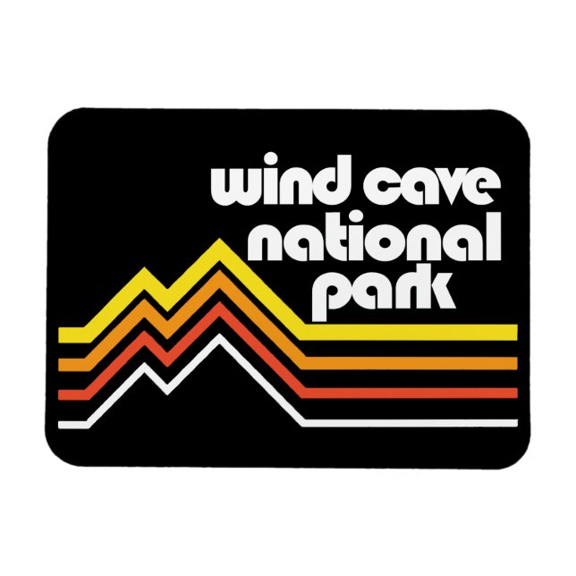 Vind Cave nationalpark Magnet (Horisontell)