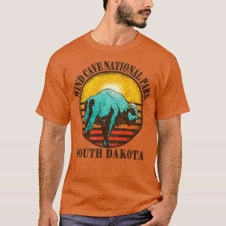 Vind Cave nationalpark South Dakota Hiking Backpa T Shirt