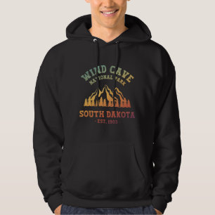 Vind Cave nationalpark South Dakota Hoodie