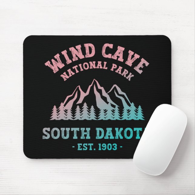 Vind Cave nationalpark South Dakota Musmatta (Med mus)