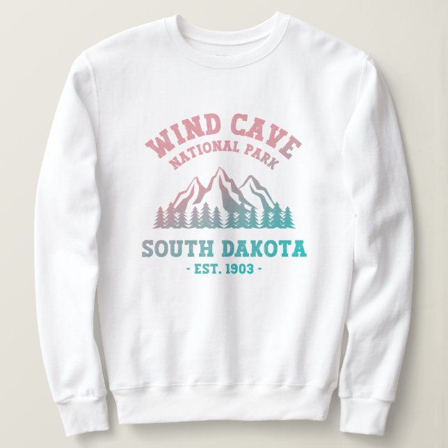 Vind Cave nationalpark South Dakota T Shirt (Design framsida)