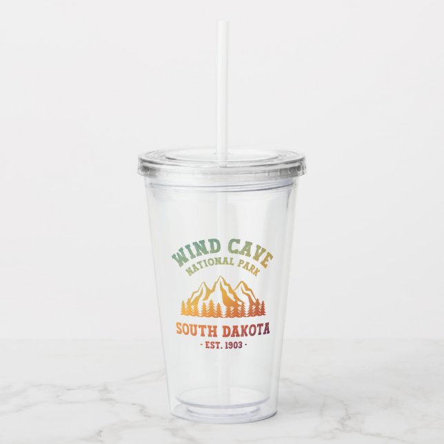 Vind Cave nationalpark South Dakota Take Away Mugg (Framsida)