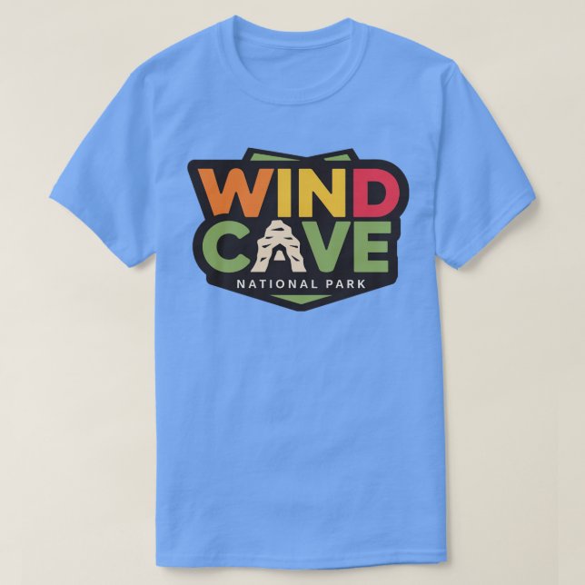 Vind Cave nationalpark Souvenir T Shirt (Design framsida)