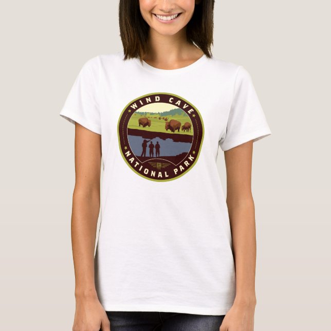 Vind Cave nationalpark T Shirt (Framsida)