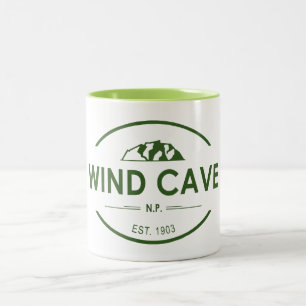 Vind Cave nationalpark Två-Tonad Mugg