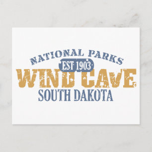 Vind Cave nationalpark Vykort