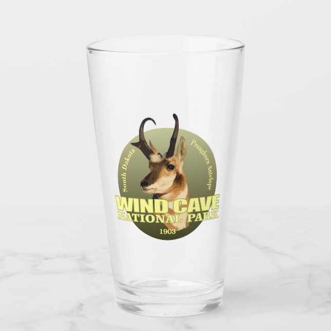 Vind Cave NP (Pronghorn) WT Glaskopp (Framsida)