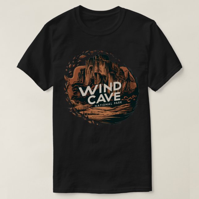 Vind Cave T Shirt (Design framsida)