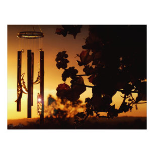 Vind chime Golden Sunset Fototryck
