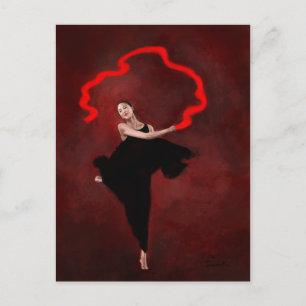 Vind Dance Vykort