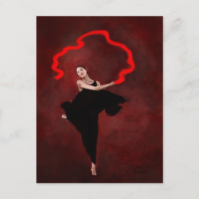 Vind Dance Vykort (Framsida)