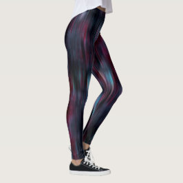 Vind eller regn på vin färg leggings