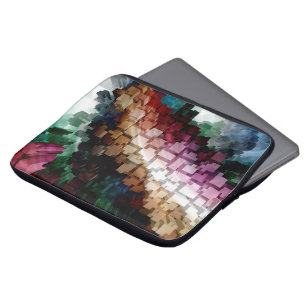 Vind för centrerad Mörk för kub Laptop Sleeve