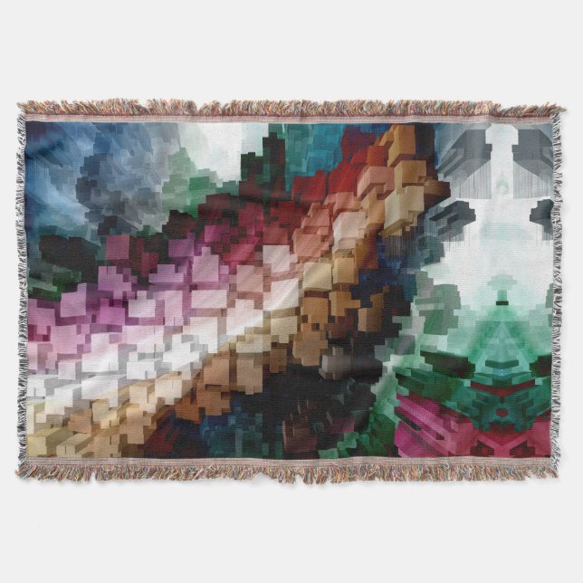 Vind för centrerad Mörk för kub Mysfilt (Framsidan)