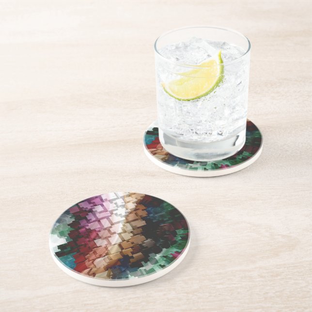 Vind för centrerad Mörk för kub Underlägg Sandsten (Sidan)