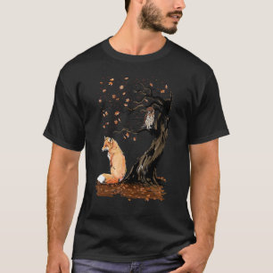 Vind för höstmynträv under beslutsamma Träd-fall T Shirt