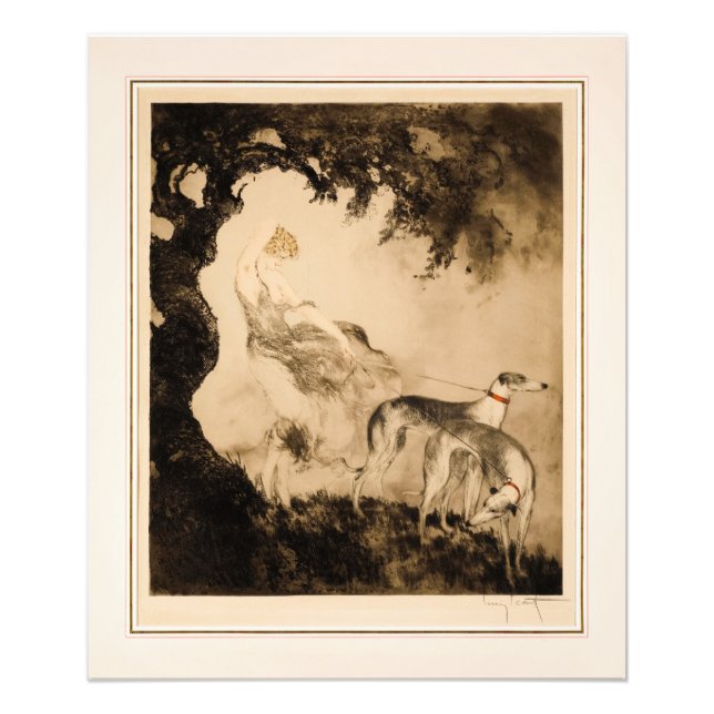 Vind från Louis Icart Fototryck (Framsidan)