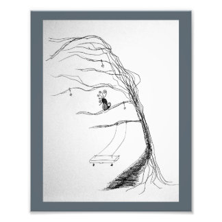 Vind genom Träd Fototryck