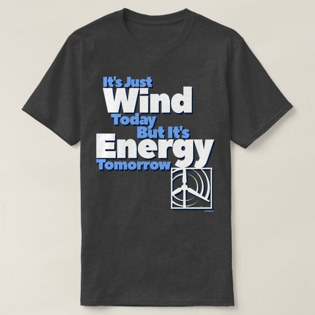 VIND I DAG ENERGI I MORGON ART 2 T SHIRT (Design framsida)