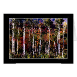 Vind i fågelområdet hälsningskort