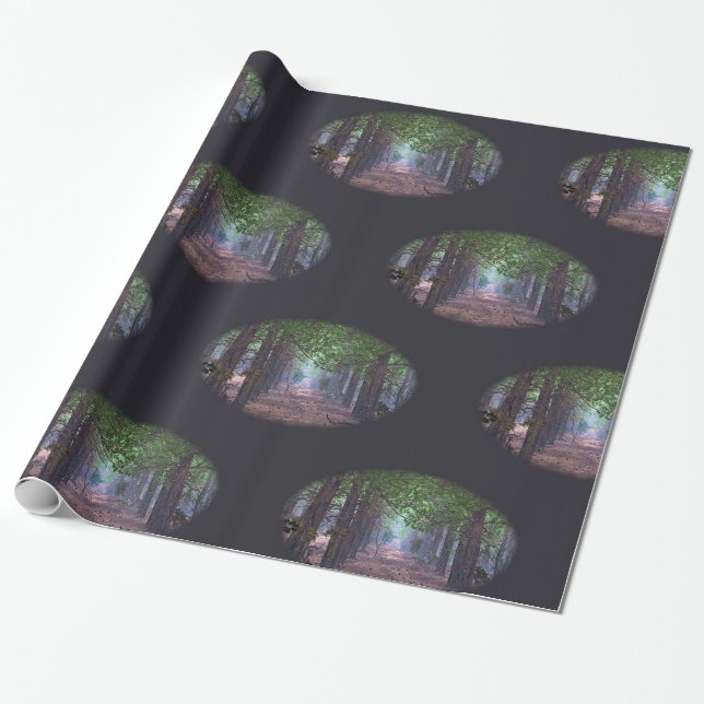 Vind i Gräs:s Papper för julafton Presentpapper (Utrullad)