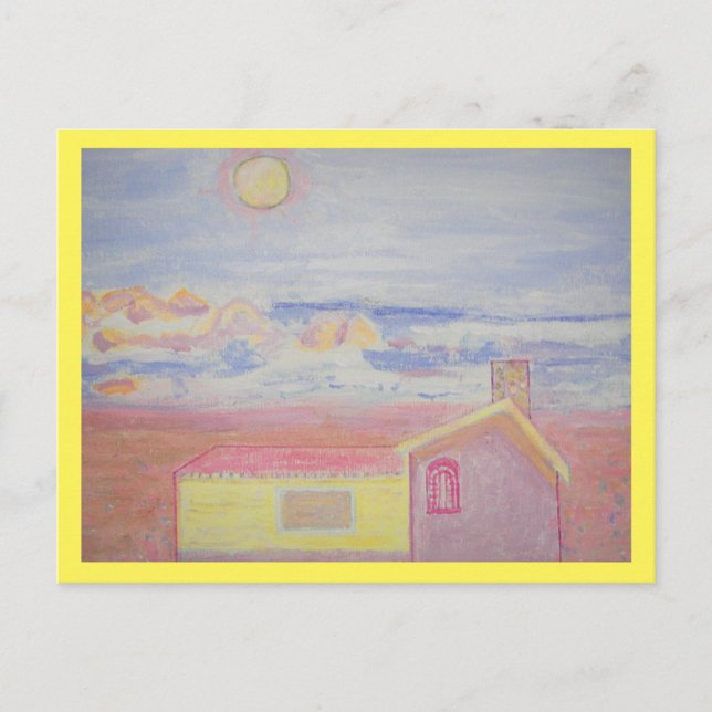 Vind i havet helg vykort (Framsida)