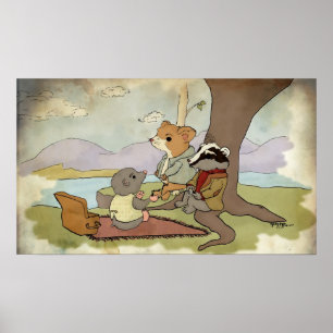 Vind i pilarna poster