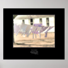 Vind i tvättlinan - Haiku Poster