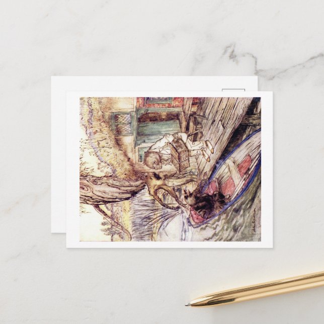 Vind i vykortet Willows Vykort (Fram/Back In Situ)