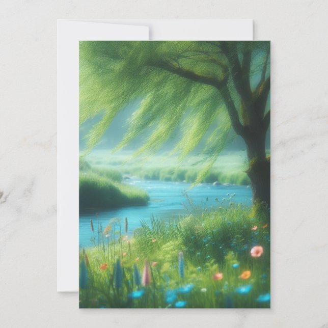 Vind i Willow Inbjudningar (Framsida)