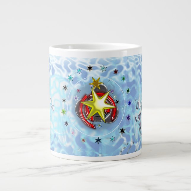 Vind Jultomten Sock Jumbo Mugg (Framsidan)