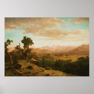 Vind Land - Albert Bierstadt Poster