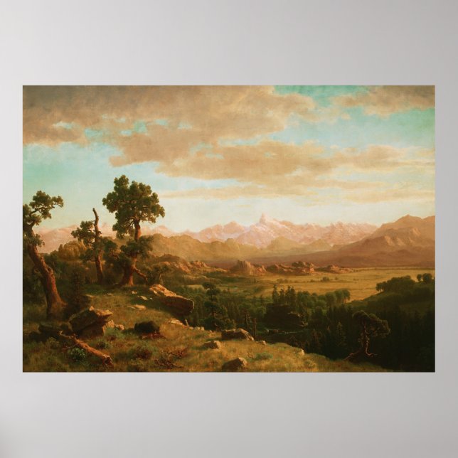 Vind Land - Albert Bierstadt Poster (Framsidan)