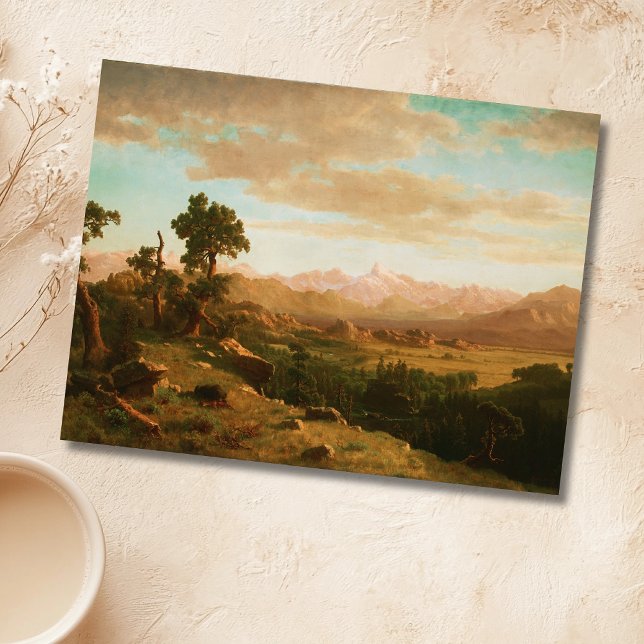 Vind Land - Albert Bierstadt Vykort (Skapare uppladdad)