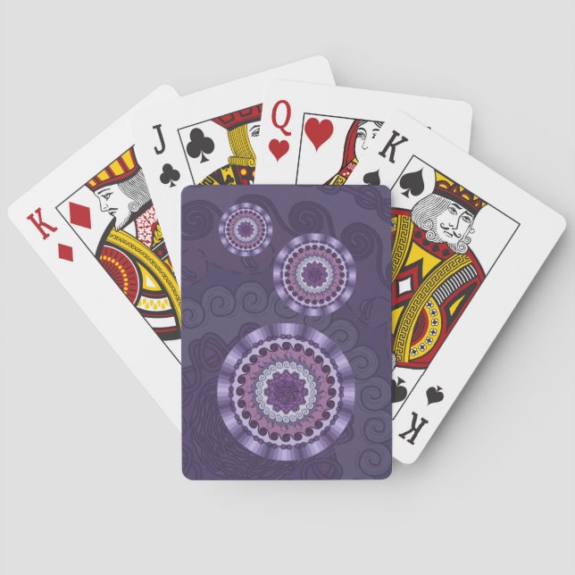 Vind Mandala Classic Spelkort (Baksidan)