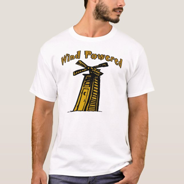 Vind med Outhouse-teknik T-shirt (Framsida)
