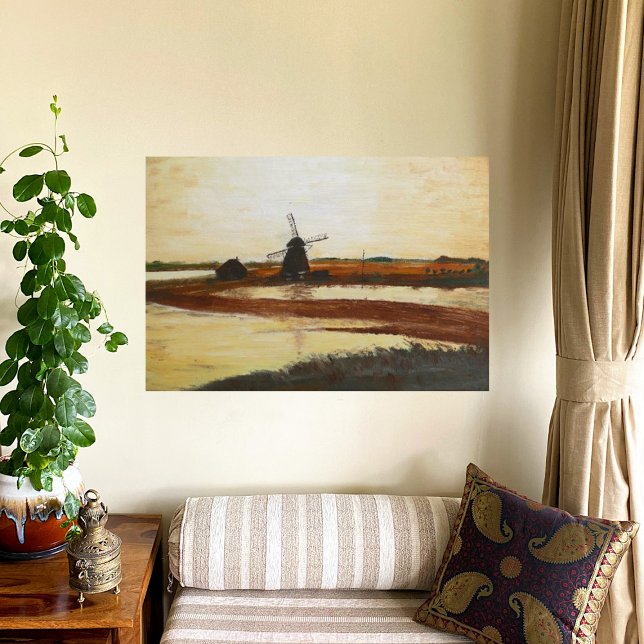 Vind Mill Canvastryck (Skapare uppladdad)