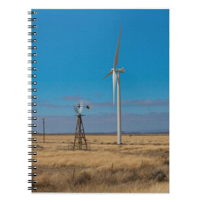 Vind Mill Turbine Anteckningsbok (Framsidan)