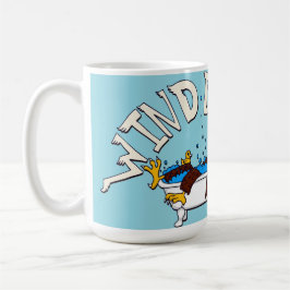 Vind nedåt - förskjutning kaffemugg