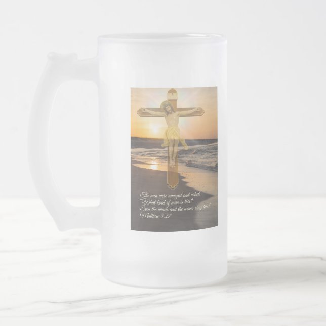 Vind och Vinkar obey han Frostat Ölglas (Vänster)