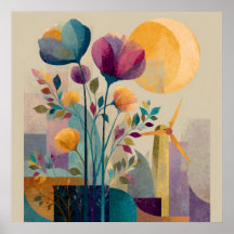 Vind Petals - Solarpunk Poster