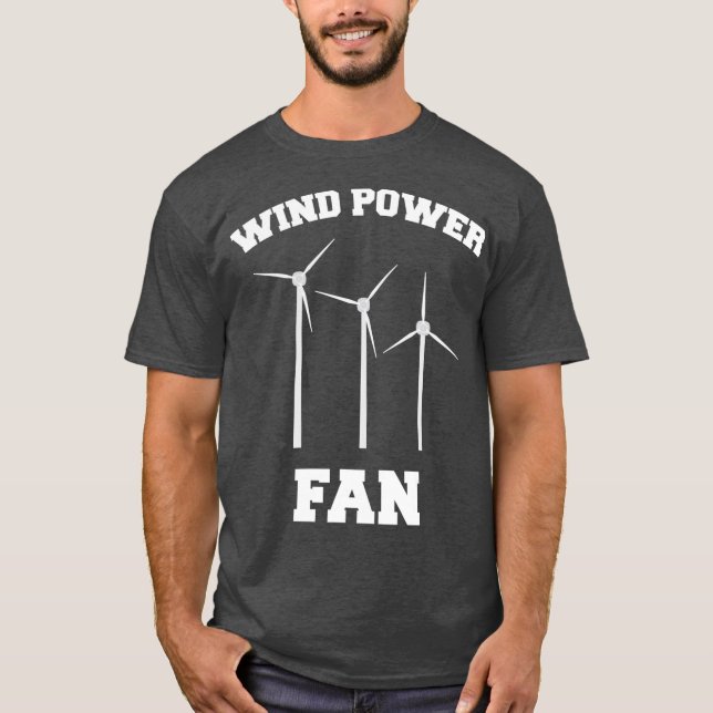 Vind Power Fläkt Vind Group Graphic Environment T Shirt (Framsida)