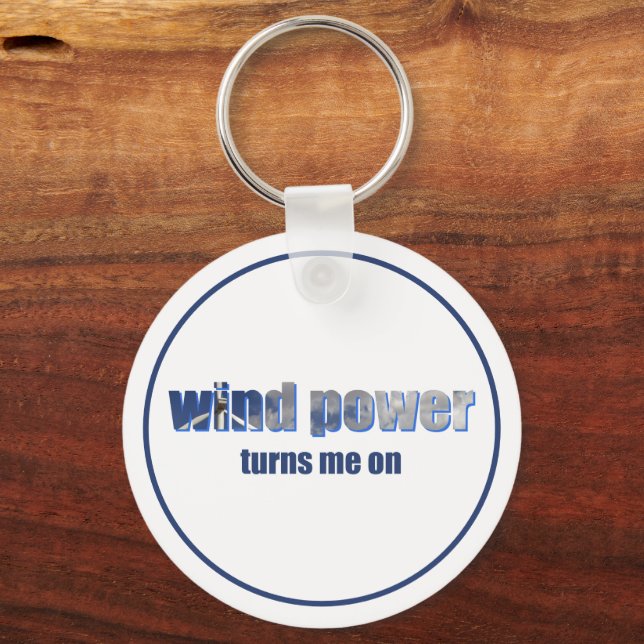 Vind Power Turns! Nyckelring (Framsida)