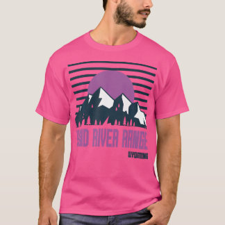 Vind Range Mountains Wyoming som gömmer sig utomhu T Shirt