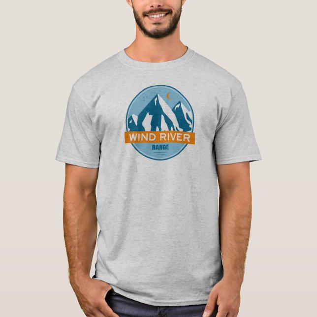 Vind River Mountain Range T Shirt (Framsida)