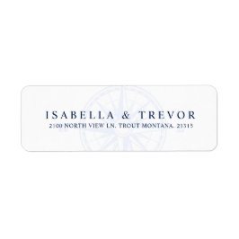 Vind Ro Compass Nautical | RETURADRESS Etikett