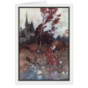 Vind saga av Edmund Dulac Hälsningskort