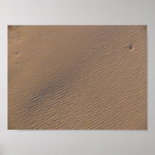 Vind skvalpar i standard Sand II - Poster