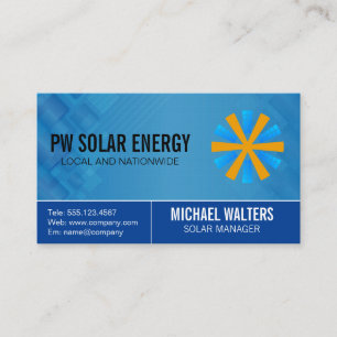 Vind Solenergi Power Company Visitkort
